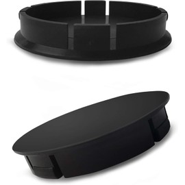 SkinoEu® 1 x 60 mm Universal Black Hub Cap Wheel Centre Cap Wheel Centre Cap Car Tuning New C 0-1