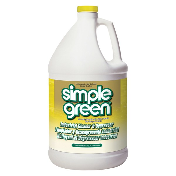 Simple Green 3010200614010 Lemon Scent Non-Toxic Degreaser and Cleaner in 1 gal Bottles (Pack of 6)