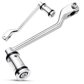 Benlari Heel Toe Shifter Pegs, 304 Stainless Steel Shifter Lever Pegs Fit for Harley Touring Street Glide Road Glide Road King Electra Glide 1988-2024, FL Softail 1986-2017, Trike 2008-2024, Chrome