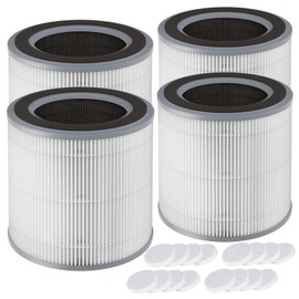 Filter Replacement for Hynik Alviera HH001 Air Puri fier, 3 Stage H13 True HEPA Air Filter and Premium Activated Carbon Replacement Filter for Alviera HH001 Air Puri fier, 4 Packs with 16 aroma pads