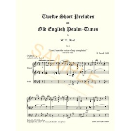 Twelve Short Preludes on Old English Psalm-Tunes for Organ
