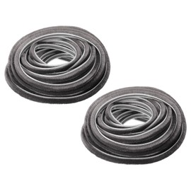 PATIKIL Brush Weather Stripping, 9/32" x 1/4" x 20 Ft Card-Slot Seal Strip Door Brush Stripping Non-Adhesive for Sliding Sash Door Window Wardrobe Seal