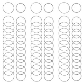 Nydotd 180 Pieces Hair Rings Braid Rings Hair Loop Clips Hair Hoops, Women Fashion Hip-Hop DIY Braid Rings Hair Clip Accessories for Dreadlocks (12mm+