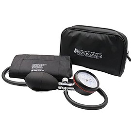 Medimetrics Baumanómetro Aneroide Integral Brazo Tipo Palma Con Estuche 5762-C6V1 Color Negro