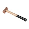 PROMAT 78020340 American Walnut Hammer Weight: 500 g Handle Length: