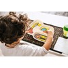 Lightening Kids Plates - 3-Piece Bamboo Toddler Plates Dinnerware Set