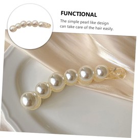 Beavorty Ponytail Banana Clip Pearl Design Durable Hair Jaw Claw Clips for Thick Thin Hair for Elegant Hairstyles for Women