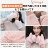 JOMA-E Shop Women's Winter Gloves, Cold Protection, Knitted, Skull, Mittens