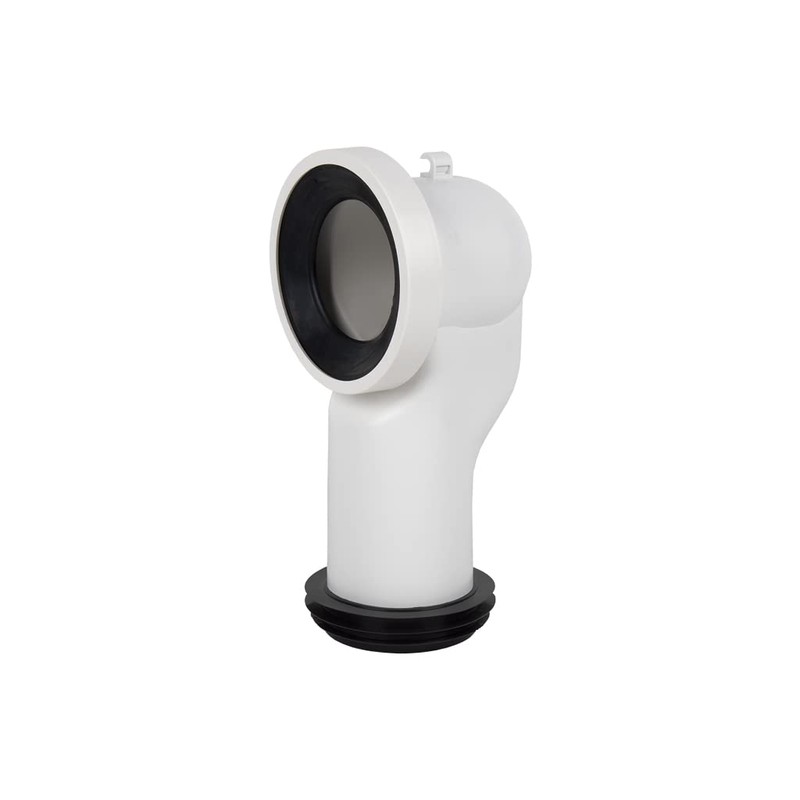 Cofan Connection Hose | 90° Angled Toilet Cuff | Includes