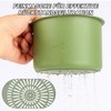 Hanging Strainer for Sink - Removable Strainer with Push Button,
