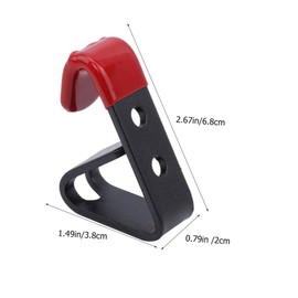 Tofficu 2pcs Rim Hub Hanging Hooks for Wall Mounted Tire Display Lightweight Easy Installation for Auto Shops Personal Garages Compact Design