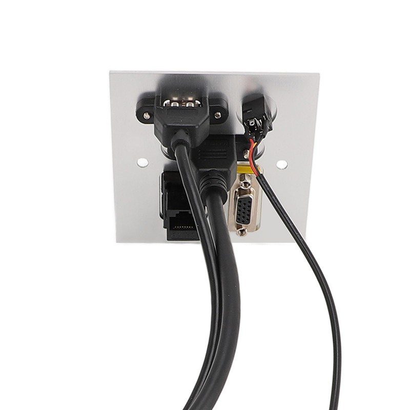 Multimedia Socket Aluminum Alloy USB HD VGA 3.5MM Sound RJ45