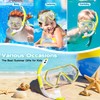 ZipAura Goggles for Kids 3-14, Snorkeling Gear for Kids, Anti-Fog