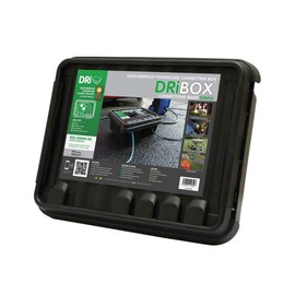 Outdoor DRiBOX - IP55 - Kabelschutzbox für sicheren Außenbetrieb von Weihnachtsbeleuchtung (Schwarz, L)