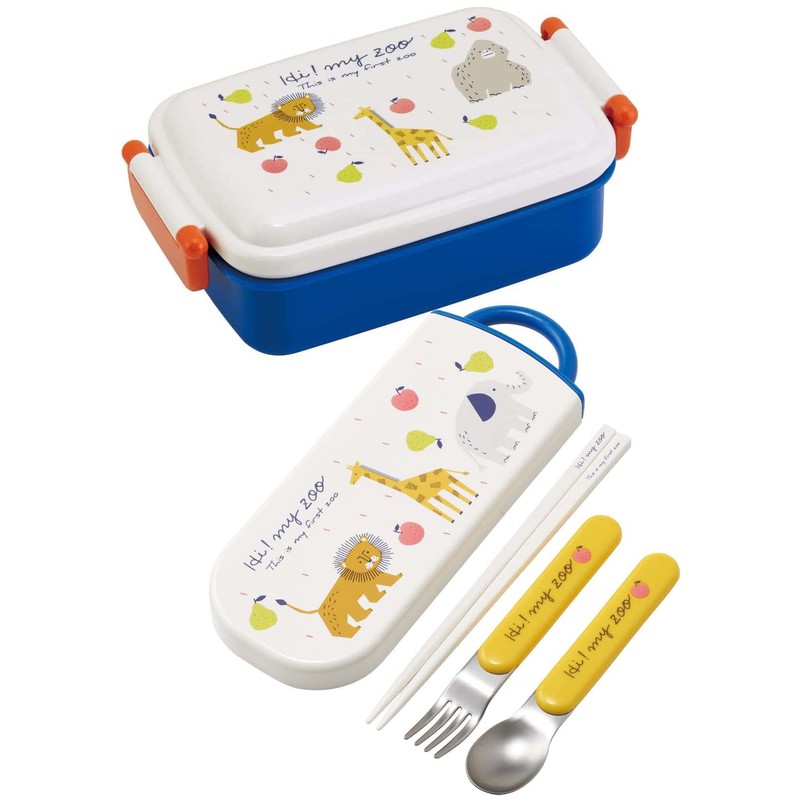 Skater TACC2AG-A Trio Set, Himizu Chopsticks, Spoon, Fork, For Kids,