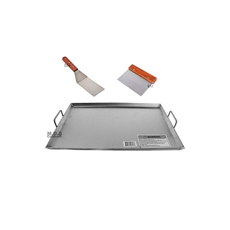 Griddle Flat Top Stainless Steel Grill Plancha Chef Pro Cooking