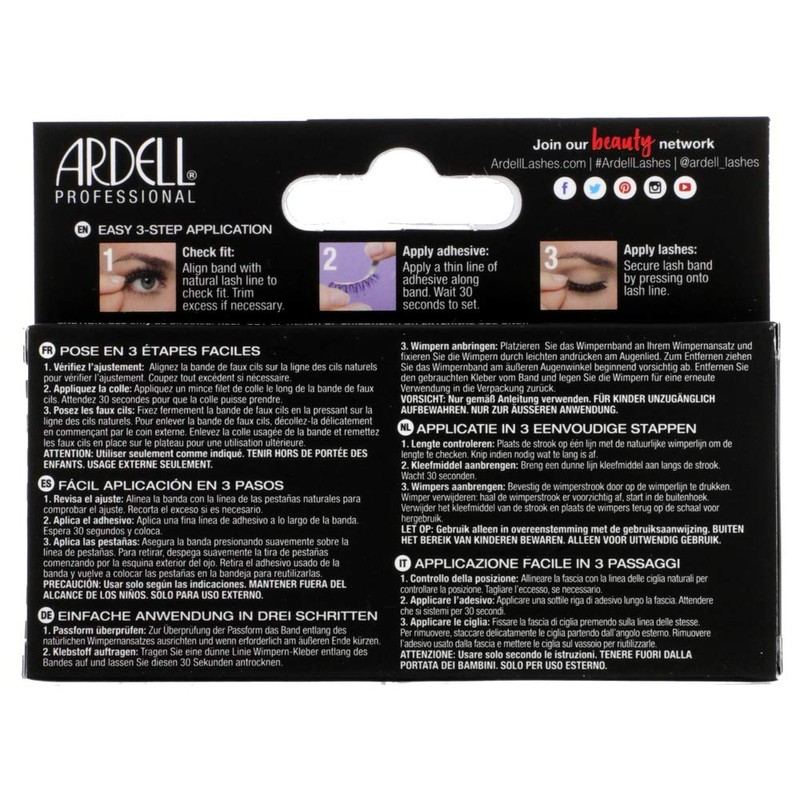 Ardell Studio Effects False Eyelashes, 230 - Reusable, Dramatic Volume