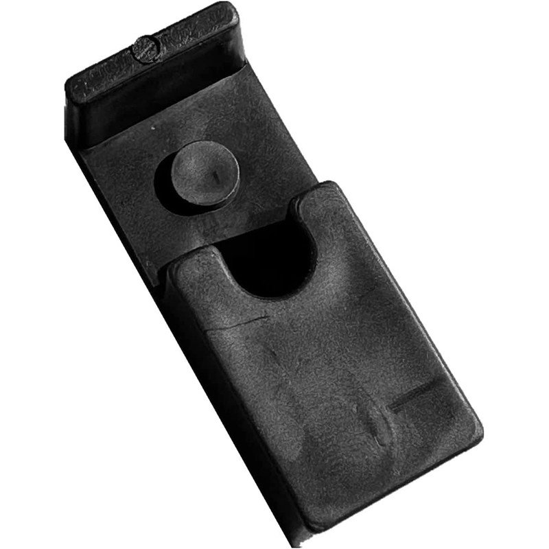 BHRUSO for Shower Door Wall Jamb Bumper Guide Black Equipped