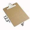 Officemate Recycled Wood Clipboards, 6 Inch Clip, 6 Pack Clipboards,