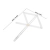 BESTonZON Protractor Made of Stainless Steel Angle Finder for Carpenters