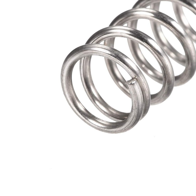 TOP-VIGOR 10Pcs Compression Spring, 20mm OD,1.2mm Wire Size,20mm Free Length