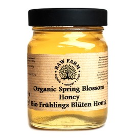 450 g Organic Spring Blossom Bee Honey, Collected from wild virgin forests