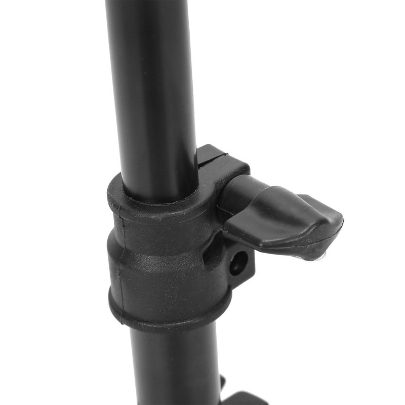 Metal Mannequin Head Stand Adjustable Hairdressing Training Head Tripod AccessoryBlack