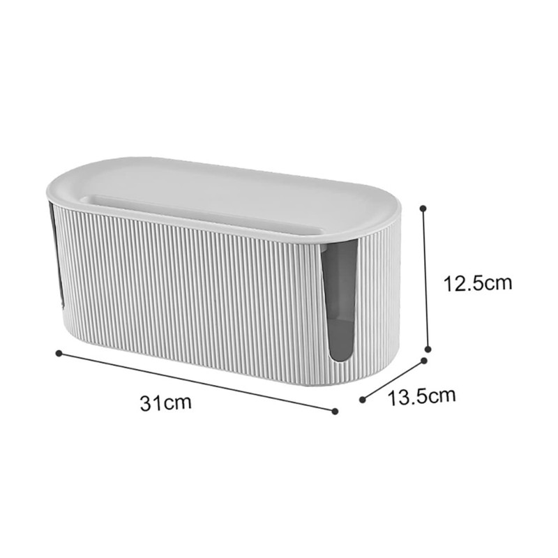 Mipcase 1pc Cable Organizer Box for Cords and Wires Simple