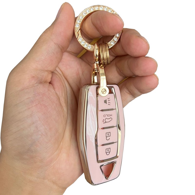 Rilnaewn Keyless Entry Systems for Mitsubishi Key Fob Cover Fits