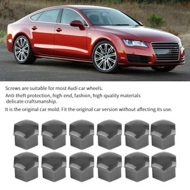 Wheel Nut Covers,20 PCS Car Wheel Nut Caps Car Tire Bolt Hex Nut Cap Hexagonal Tire Nut Covers with Removal Tool Locking Caps Set for Cars Vehicle(17 mm)