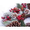 Abbie Home 20" Christmas Wreath - Artificial Winter Pine Wreath