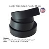 Black Leather Straps 3/8 Inch Wide - Latigo Leather Straps