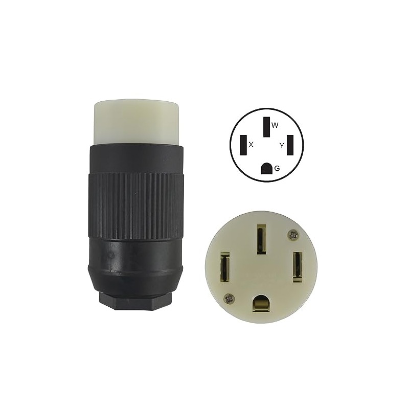 Conntek 60839-00 14-50R Assembly Connector, Black