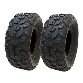MMG Set of 2 Tubeless Tires 14.5x7x6 P120 - Front or Rear - Alpha Sports Mini Cobra 50 Mini Kolt 50 Small ATV 6" Rims