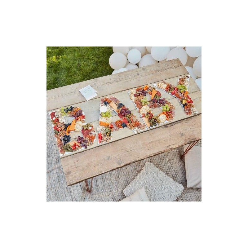 Ginger Ray Hello Baby Pasture Board and Tent Sign, White