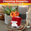 Dalycro Emotional Dumpster Crochet Fire Handmade Dumpster Doll with Positive