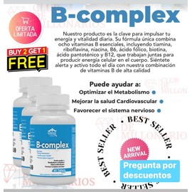 Eternal Spirit 3 Bottles , Has 8 Vitamins Of B-complex. Tiene Las 8 Vitaminas Del Complejo B