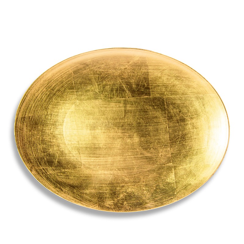 Blümelhuber Boho Decorative Plate Gold Table Decorative Tray Round Decorative