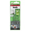 kwb AKKU TOP Hardcut Granite Drill Cassette - 4-Piece Masonry
