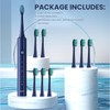SEJOY Sonic Electric Toothbrush Rechargeable Power 5 Modes Timer, With