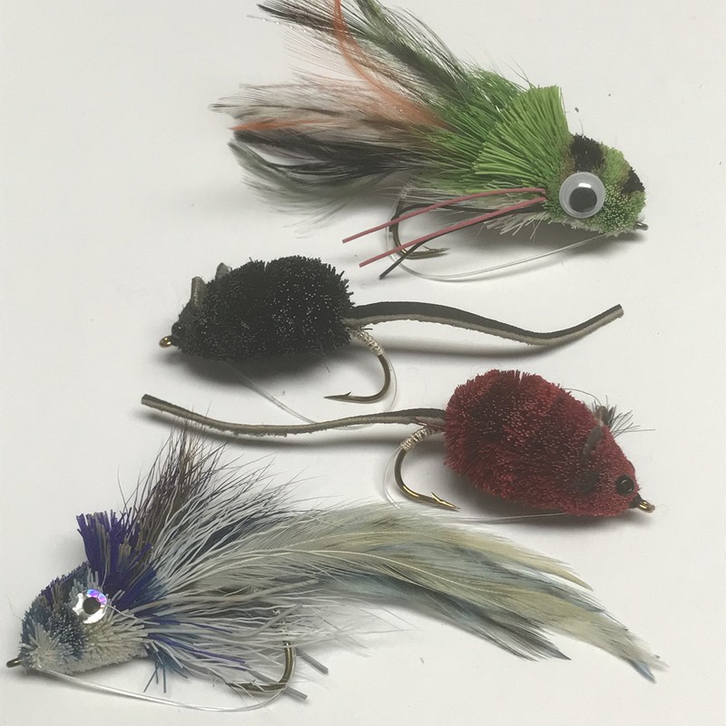 Pike and Bass Flies -Boxed - Set of sixteen +