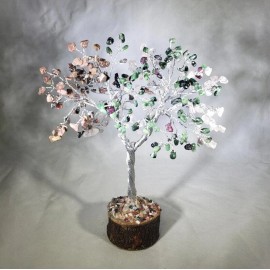 LOVE GEMSTONE CHIP TREE WITH 300 STONES CRYSTAL TREE OF LIFE