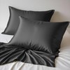 LINENWALAS 100% Organic Bamboo Pillow Cases 2 Pack, Soft Premium