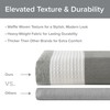 Madison Park Shower Curtain Spa Waffle Weave Stall Shower Curtain