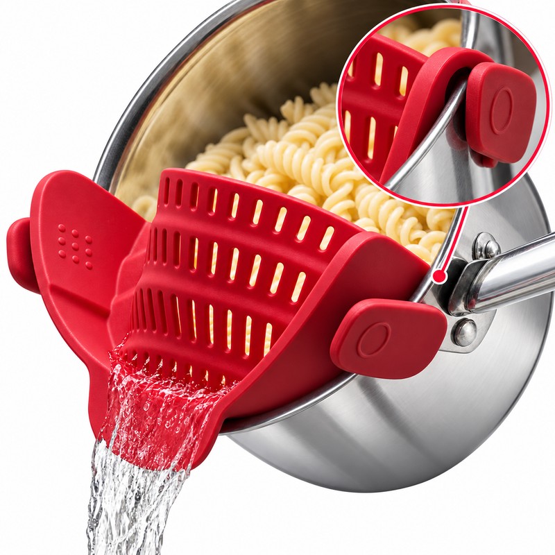 1pc, Strainer, Pot Strainer, Adjustable Clip On Strainer For Pots