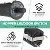 MOOTVGOO 2 Pack Hopper Lid Door Switch Kit Replacement for