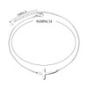 Ladytree 925 Sterling Silver Cross Anklet Ankle Bracelet for Women