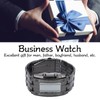 Men's Watch Fashion Exquisite Waterproof Alloy Men's LED Watch with