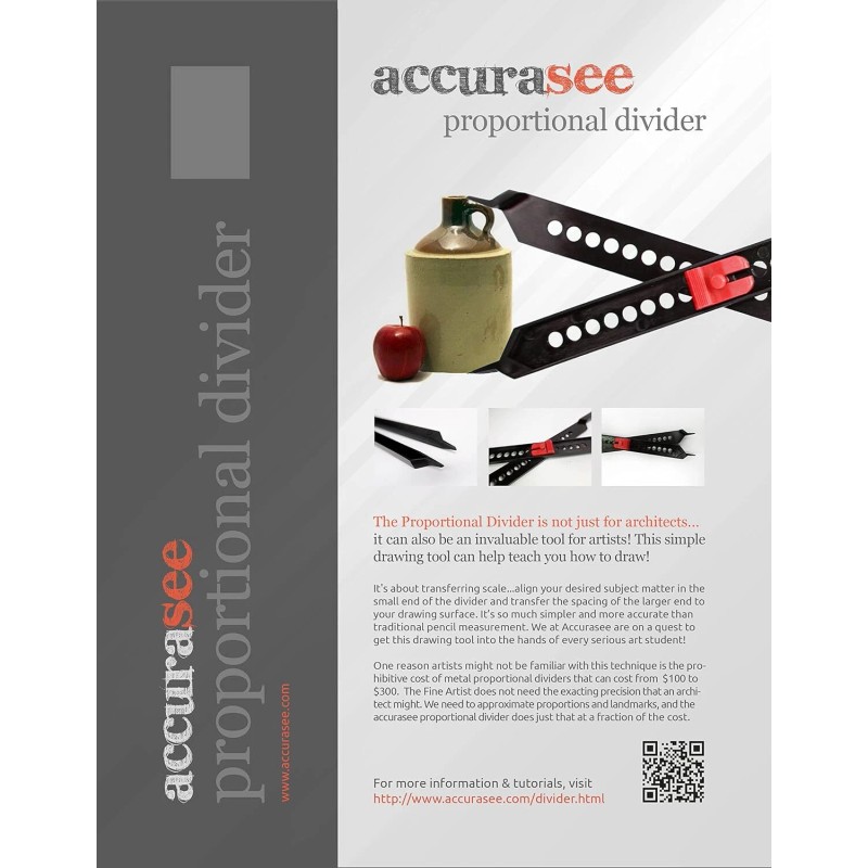 Accurasee Premium Proportional Divider Tool For Artists And Architects Easy