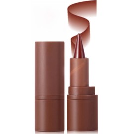 HANJILIAN 3-in-1 Multi-Use Lipstick Lip Liner & Eyeshadow | Matte Nude Dark Brown Red Lip Liner Creamy Lip Pencil Crayon, | Long Lasting Waterproof All-in-One Makeup Pencil for Natural Nude Looks(6#)